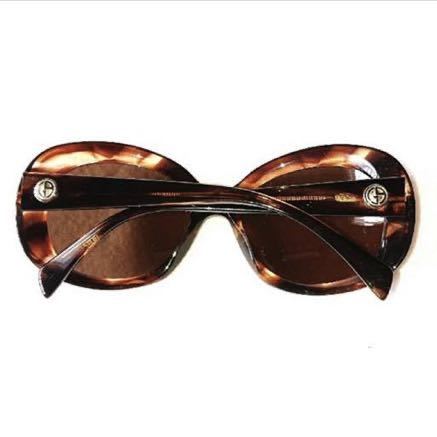 [ прекрасный товар ]Giorgio ARMANIjoru geo * Armani солнцезащитные очки Brown мужчина женщина 