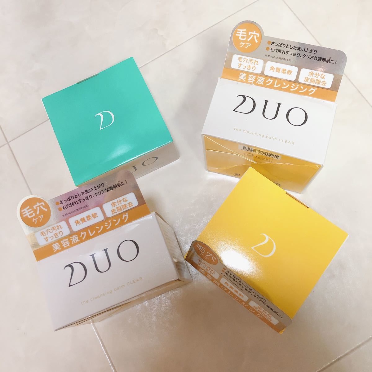 超歓迎された 4個セット DUO クレンジングバームクリア 90g | www