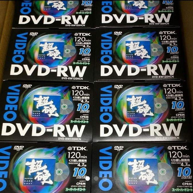 TDK DVD-RW 120HCNTDK スーパーハードコート超硬 日本製 等倍 千曲川工場 Yahoo!フリマ（旧）