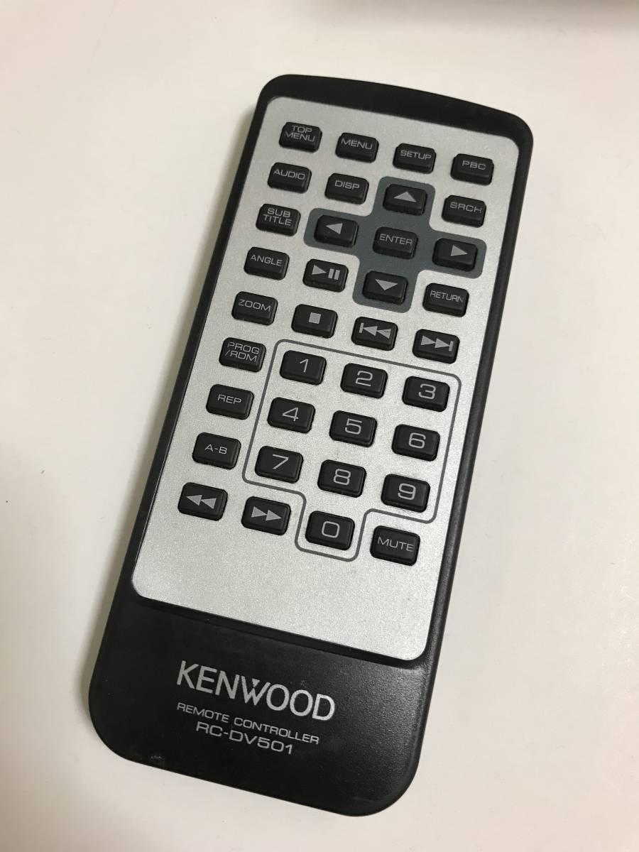 RC-DV501 KENWOOD ケンウッド DVDプレーヤー リモコン 2103032_画像1