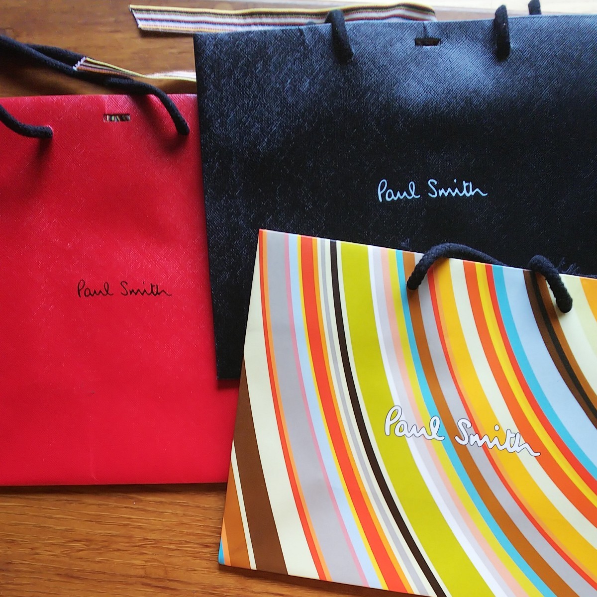 Paypayフリマ ショッパー 紙袋 Paul Smith ポールスミス 3枚セット Paypayフリマ ショッパー 紙袋 Paul Smith ポールスミス 3枚セット