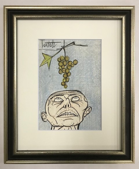 【特価】　≪　ベルナール 　ビュッフェ　≫　　オリジナル リトグラフ【石版画】　LES MEMOIRES DE ZEUS 　Ⅴ　1973年 　BERNARD　 BUFFET