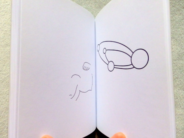 ..　COMPLETE THIS DRAWING (Guided Sketchbook | Flat-lay Drawing Notebook)_画像5