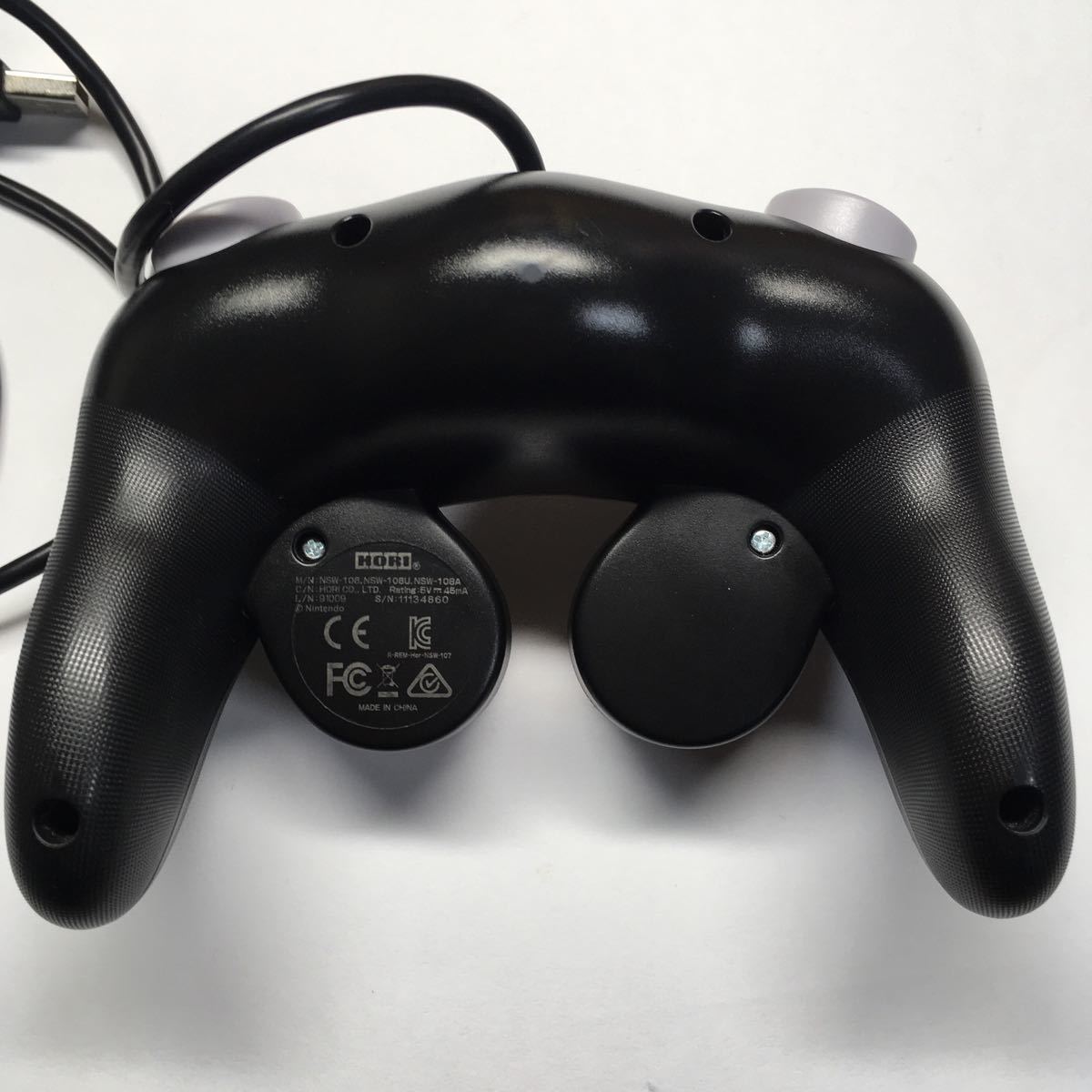 ゲームキューブ　コントローラー HORI ホリ ニンテンドースイッチ　ゼルダの伝説　動作確認済み スマブラ ブラック　Switch