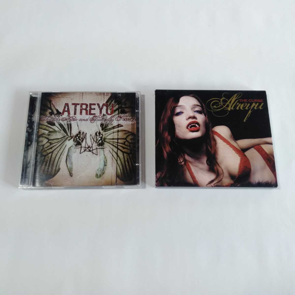 送料無料】Atreyu限定版アルバム2枚セット suicide notes and butterfly kisses/the curse CD+DVD limited edition アトレイユ メタルコア