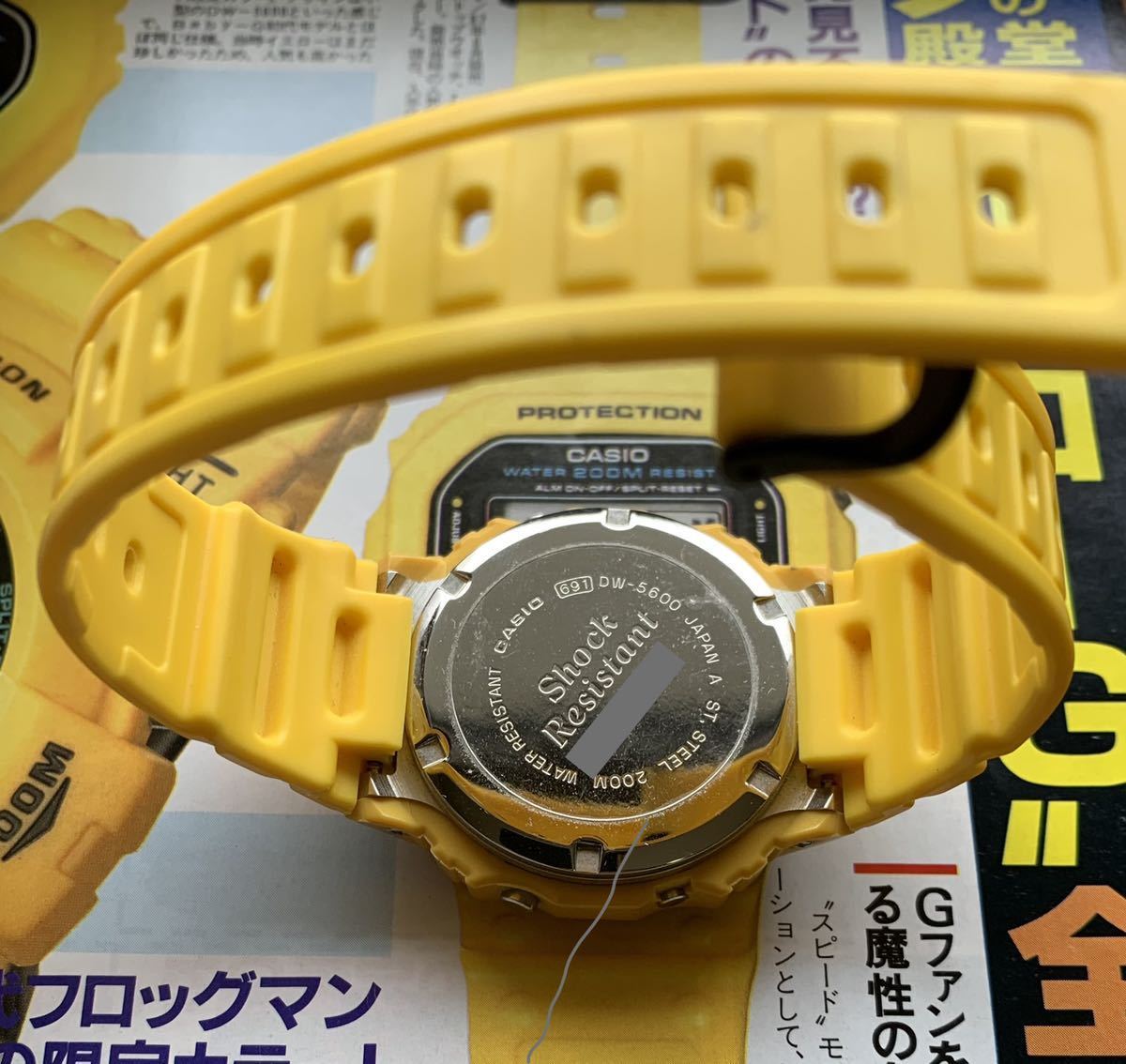 CASIO G-SHOCK DW-5600C-9BV 691 イエロー スピード/スクリュー CASIO G-SHOCK DW-5600C-9BV 691 イエロー スピード/スクリュー