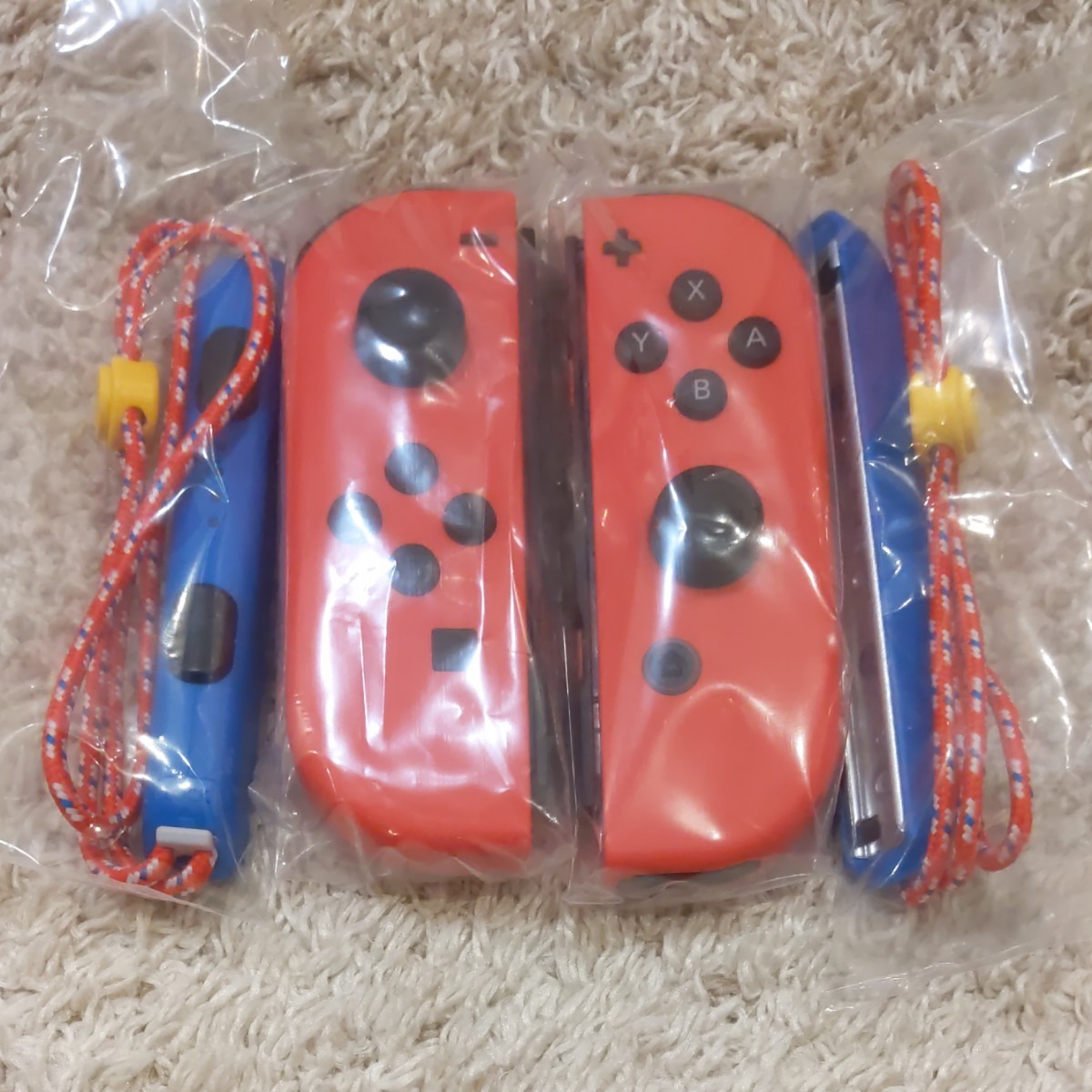  保証あり　新品未使用 Nintendo Switch マリオレッド×ブルー Joy-Con &ジョイコン 任天堂 スイッチ