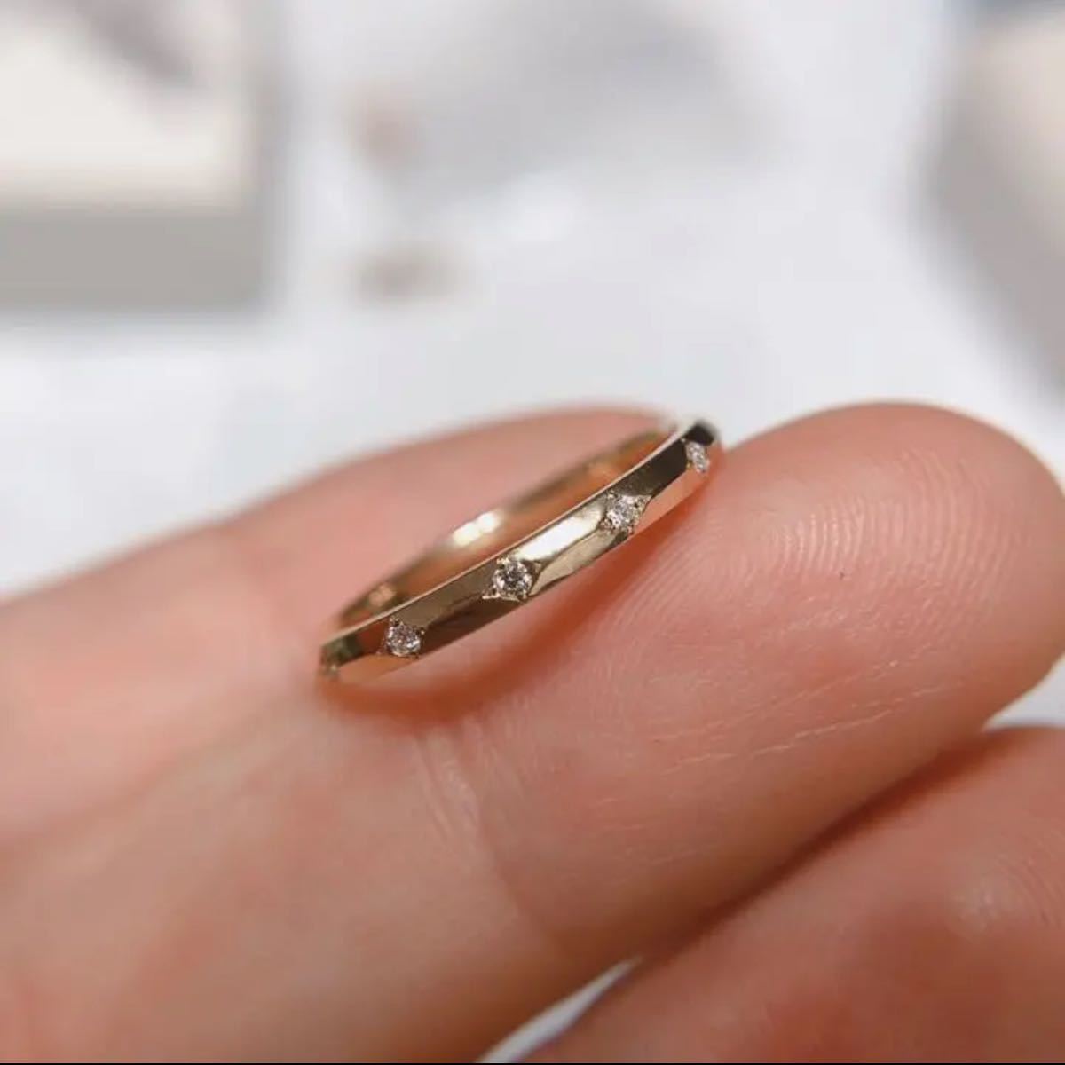 K18 ダイヤモンド 5粒リング 0.04ct 11号 | contifarma.pe