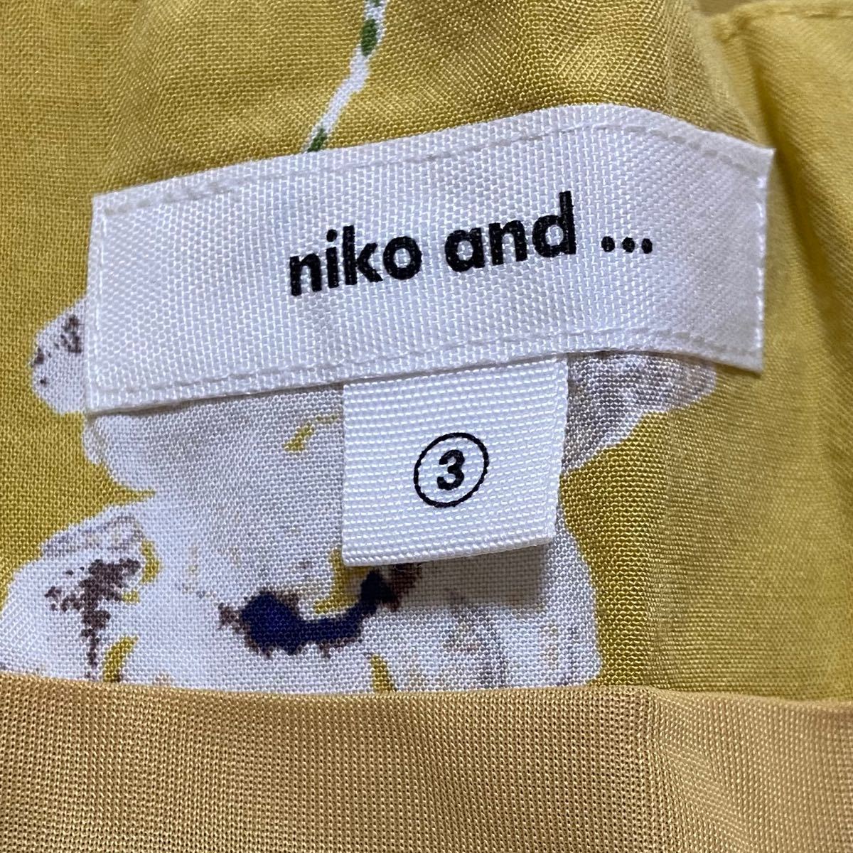 りりぃさんさん様専用 ニコアンド レトロプリントキャミワンピース