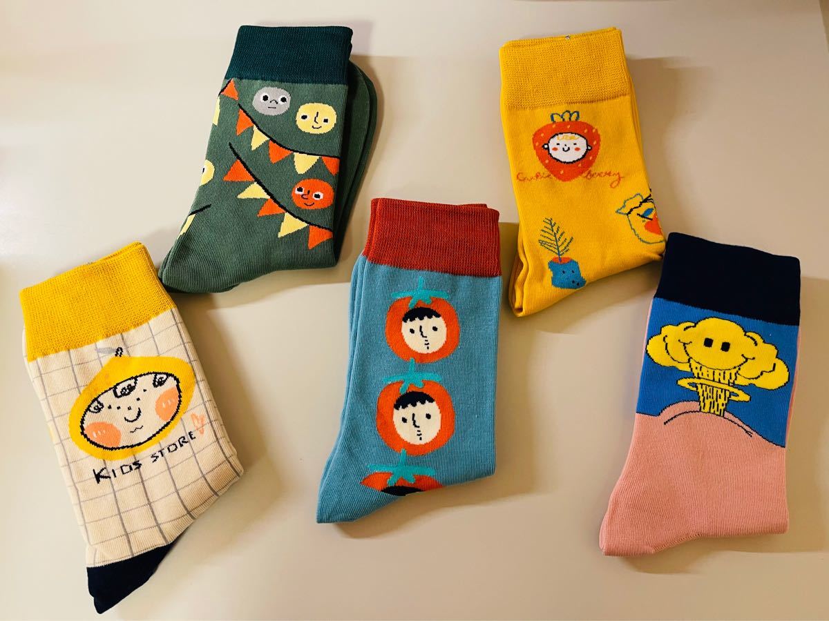 Paypayフリマ 新発売5点セット 春 レディース お洒落 かわいいソックス あたたかい 韓国 Paypayフリマ 新発売5点セット 春 レディース お洒落 かわいいソックス あたたかい 韓国