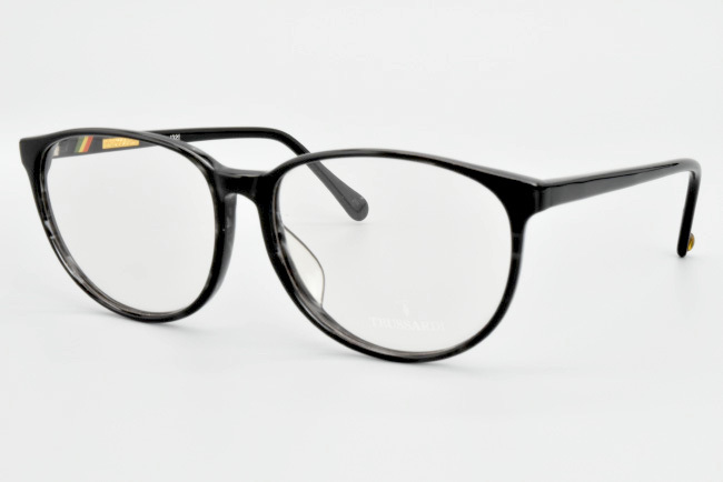 【未使用・新品】TRUSSARDI GIAPPONE Eye.D.B.L.Temple Ref.1321 COLOR.BLKH 29 56□15 145 H-1_画像5