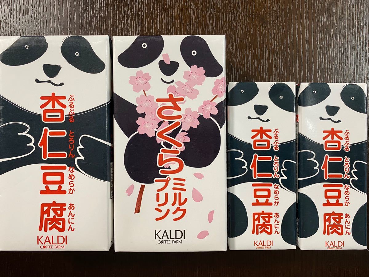 Paypayフリマ カルディ さくらミルクプリンと杏仁豆腐 Paypayフリマ カルディ さくらミルクプリンと杏仁豆腐