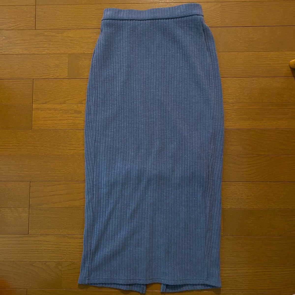 ジーユー　GU リブナロースカート　Sサイズ　ニットスカート　ニットタイトスカート