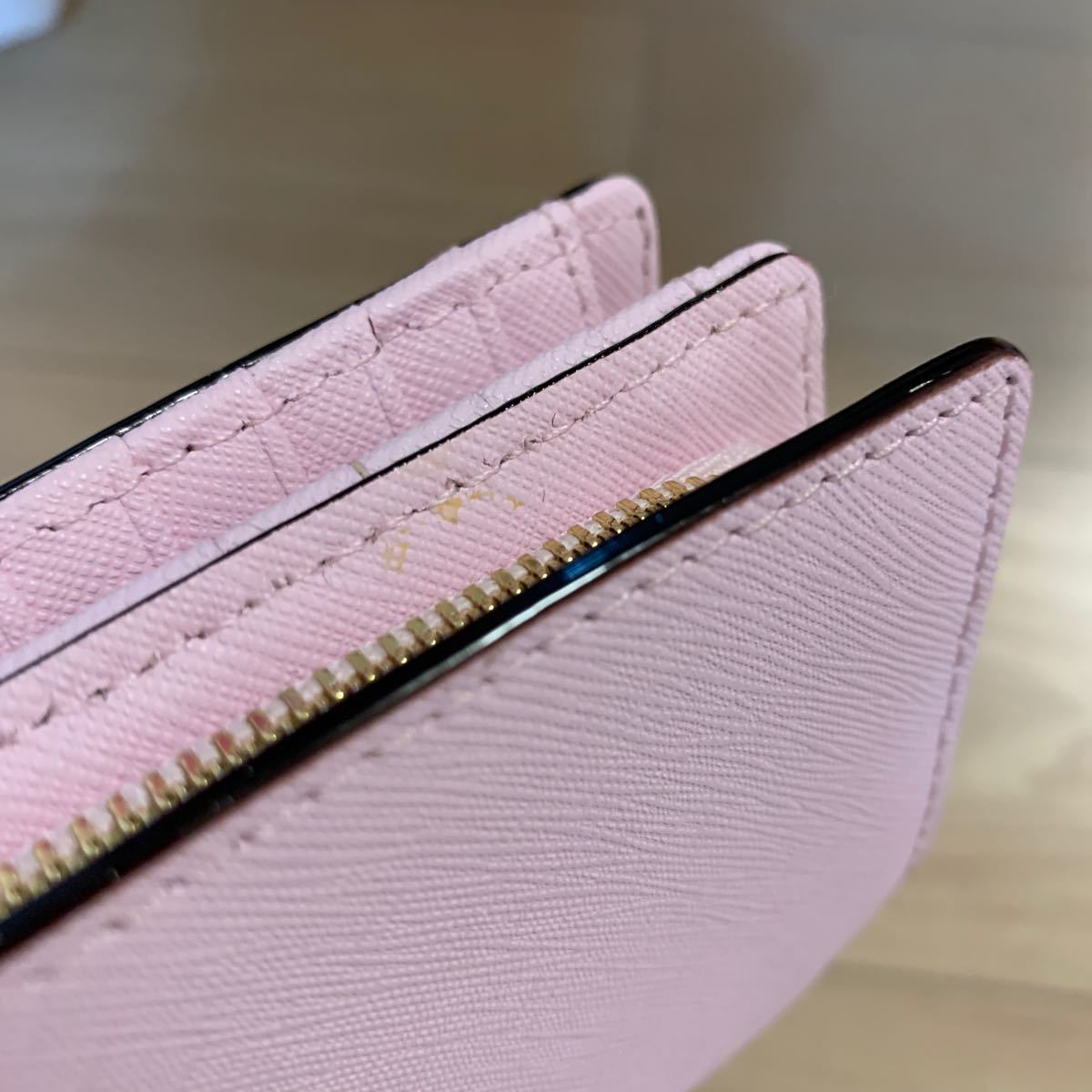 ケイトスペード kate spade 二つ折り財布 小銭入れ　ピンク