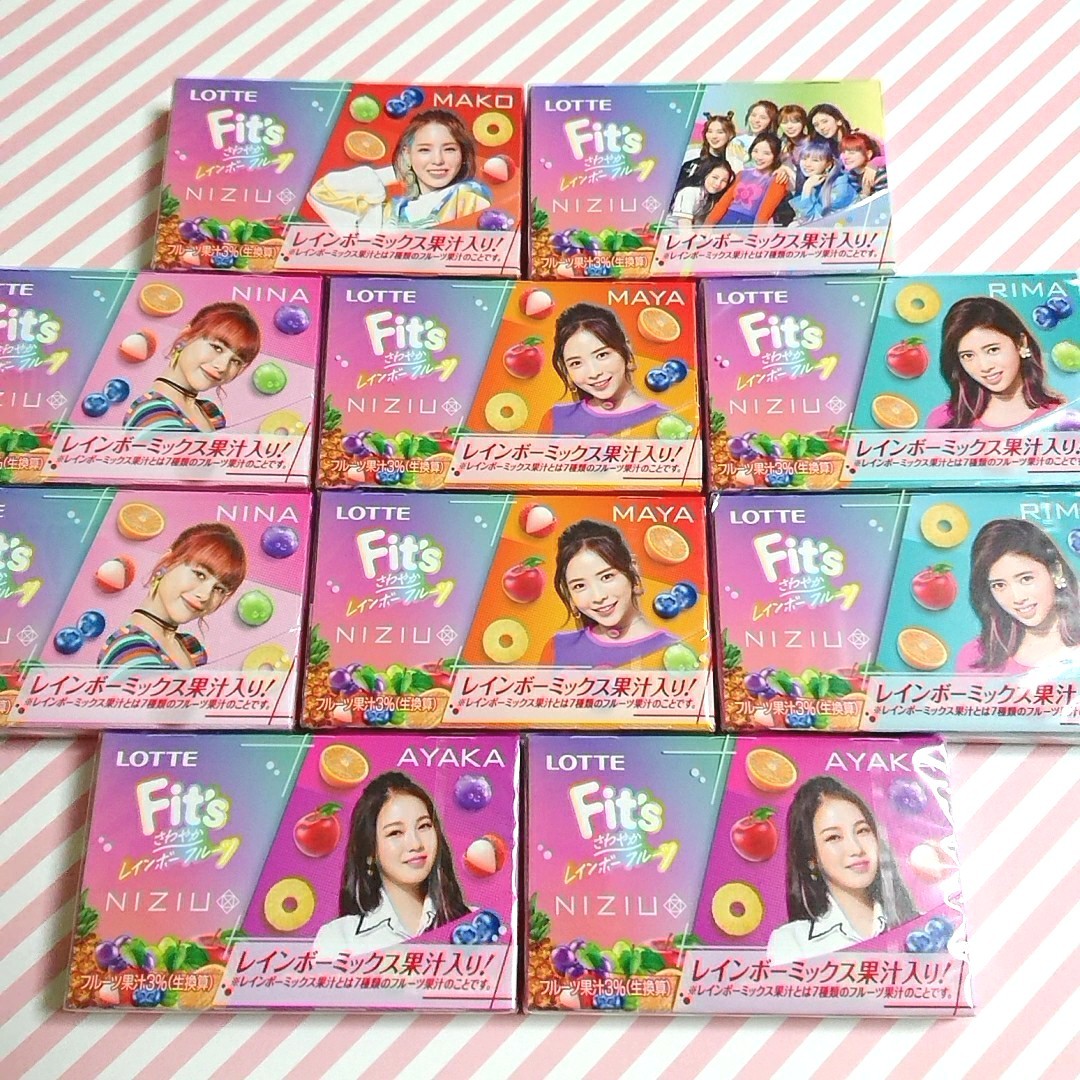 フィッツ NiziUコラボガム×10個
