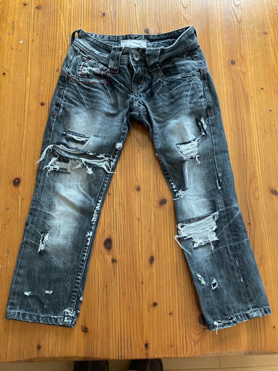 春の新作続々春の新作続々HANDMADE RUST レッドタグデニム デストロイ