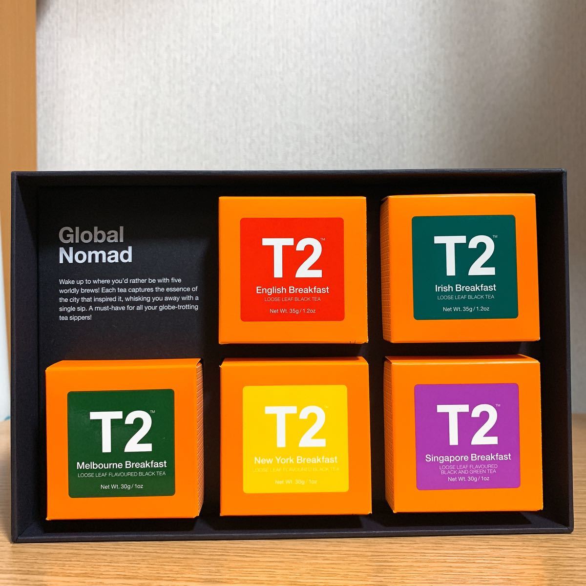 【未開封】T2 Five Global Nomad 紅茶　5種類　ブラックティー