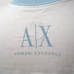 ＡＲＭＡＮＩ　ＥＸＣＨＡＮＧＥ Logo Tee ax-48／アルマーニエクスチェンジ　ロゴTシャツ　ax-48　ホワイト　XSサイズ_画像4