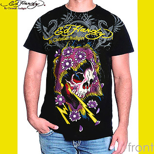 ブランド雑貨総合 Ed Hardy ブラック Ｓサイズ ed-117 Tシャツ