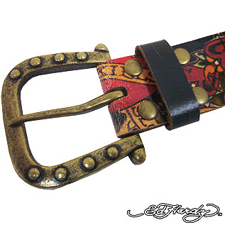 Ed Hardy Womens Belt Love Kills Slowly ed-76／エドハーディー　レディース　ラブキル　スローリー　ベルト ブラウン　ed-76_画像4