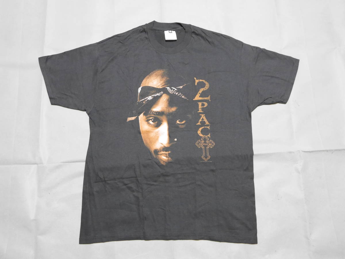 デッドストック 1998年 2PAC XL ビンテージ Tシャツ 黒 マキャベリ TUPAC RAP TEE FEAR OF GOD FOG フィアオブゴッド フォグ ラップ ロック_画像1