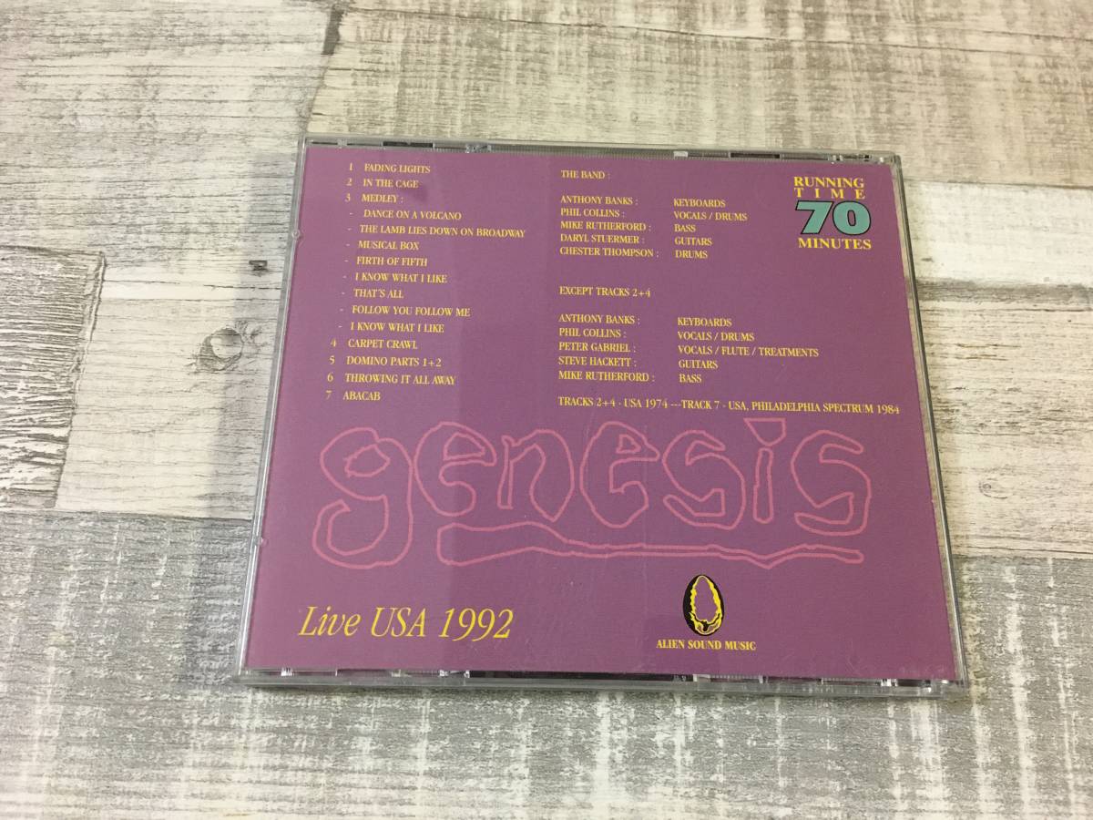 超希少！！超入手困難！！CD ジェネシス『[we] Live USA 1992』フィルコリンズ ピーターガブリエル 他 DISK1 メドレー8曲含む全15曲の画像3