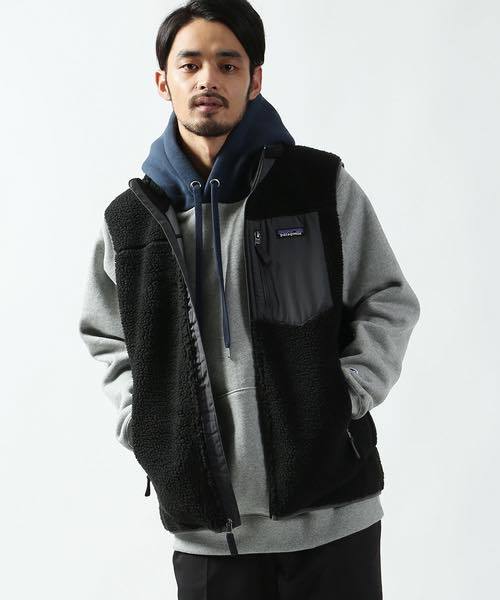 patagonia(パタゴニア)クラシック レトロX ベスト XS 美品 23048 Classic Retro-X Vest メンズ BFO ブラック  フリースジャケット