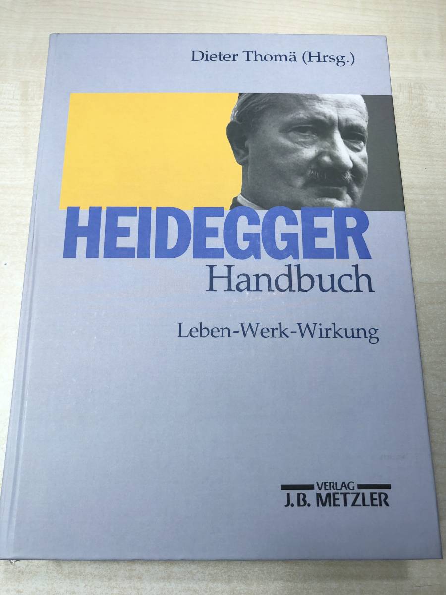 洋書　ドイツ語　Heidegger-Handbuch: Leben - Werk - Wirkung　ハイデガーマニュアル　2003年発行　送料520円　【a-1854】