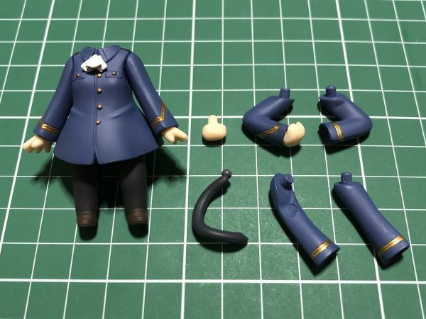 ne..... parts Strike Witches Perry n* Cross te Le Mans body /. body military uniform /. tail / black tights 