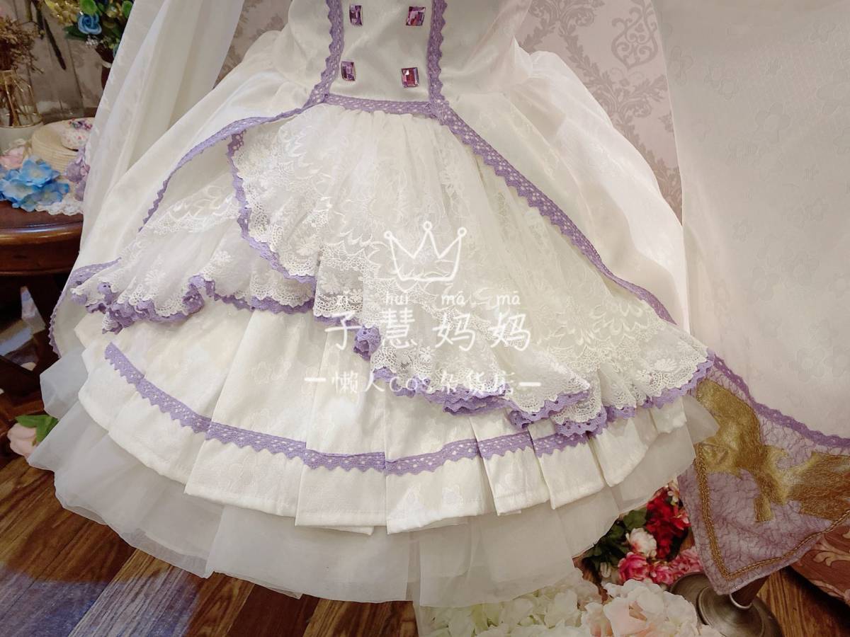 豪華版! Re:ゼロから始める異世界生活 エミリア コスプレ衣装風 豪華版! Re:ゼロから始める異世界生活 エミリア コスプレ衣装風