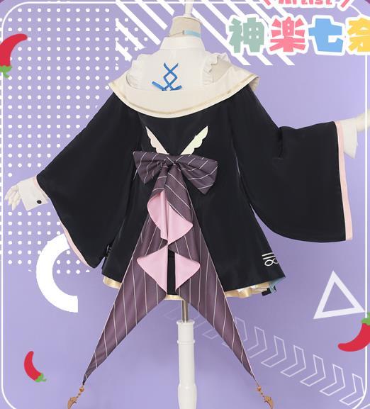 即納ホロライブ 所属VTuber「神楽 七奈」 コスプレ衣装風 女 即納ホロライブ 所属VTuber「神楽 七奈」 コスプレ衣装風 女