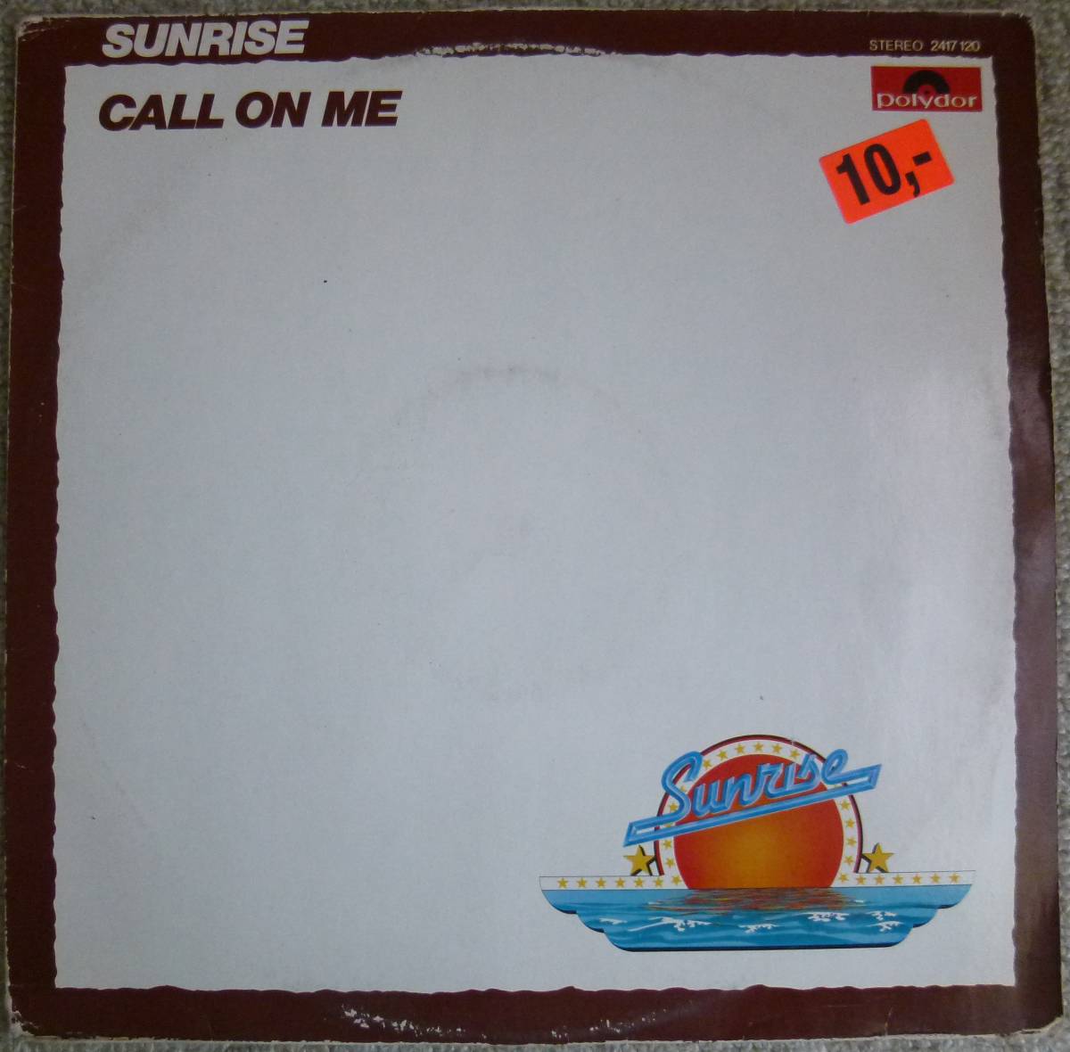 極甘ポップ＆ハーモニー傑作盤!!! Sunrise『Call On Me』LP Soft Rock ソフトロック Power Pop_画像1