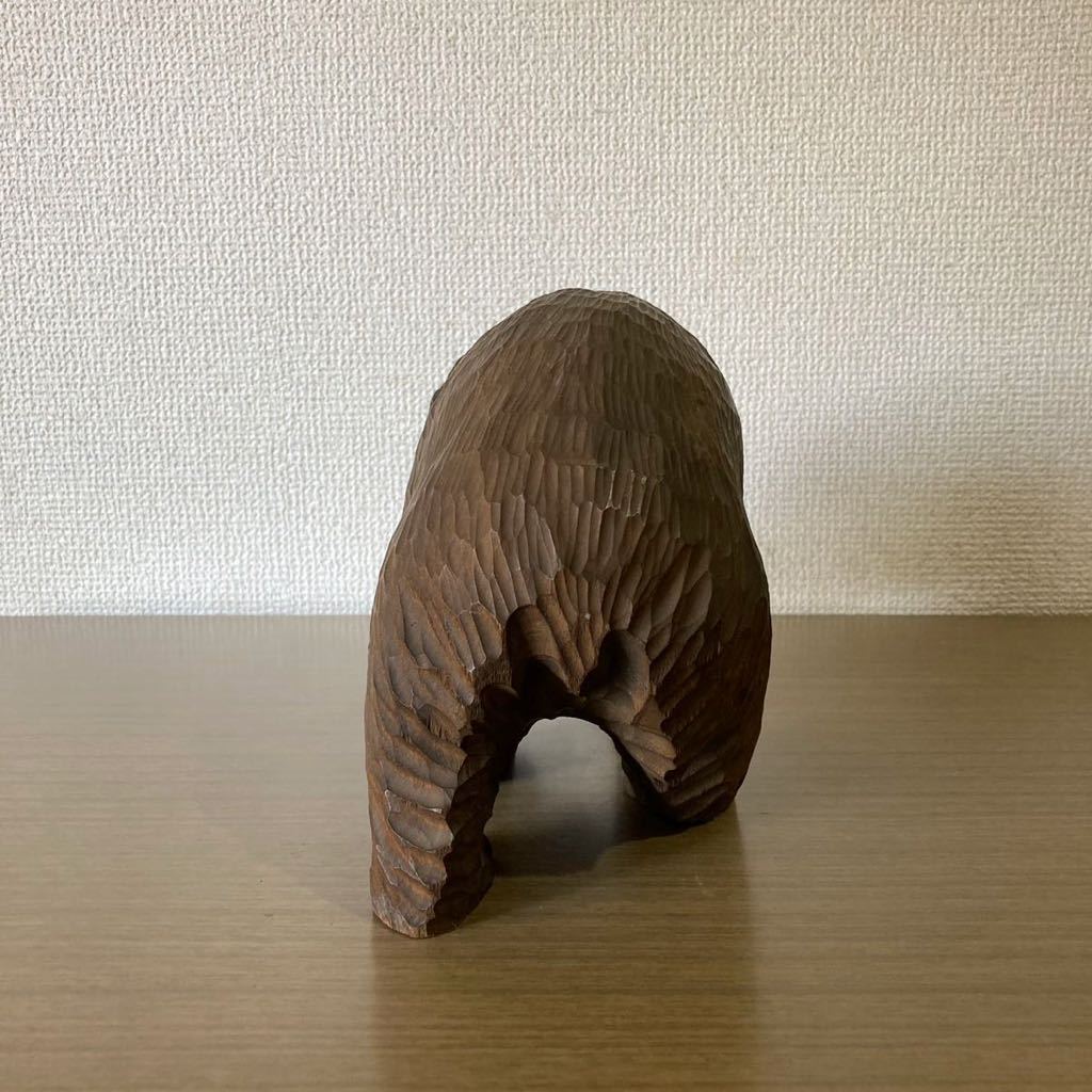 木彫り 熊 作者不明 高さ15cm ガラス目 北海道 民芸品 工芸品 木彫り 熊 作者不明 高さ15cm ガラス目 北海道 民芸品 工芸品