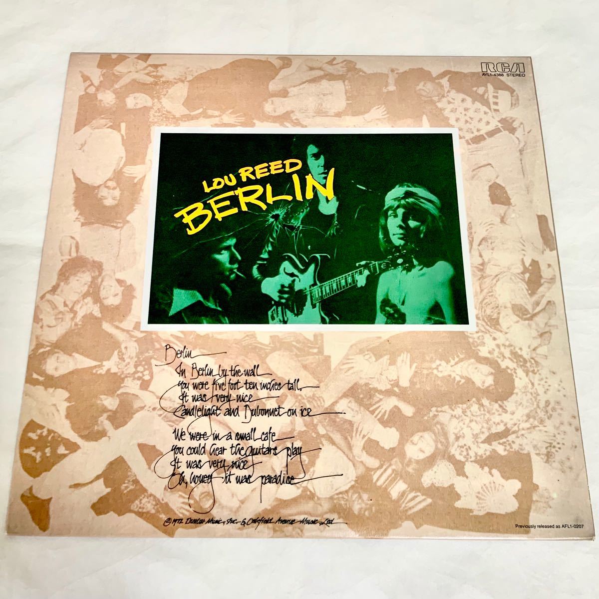 BERLIN  Lou Reed  ルー・リード ベルリン