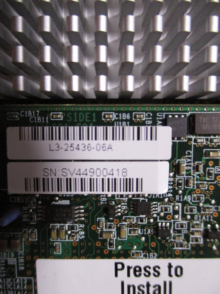 RAID サボート L3-2543-06A/　6gb/s 500605B+Press to Install PCI- Card ★動作品★ NO: CII-56_画像10