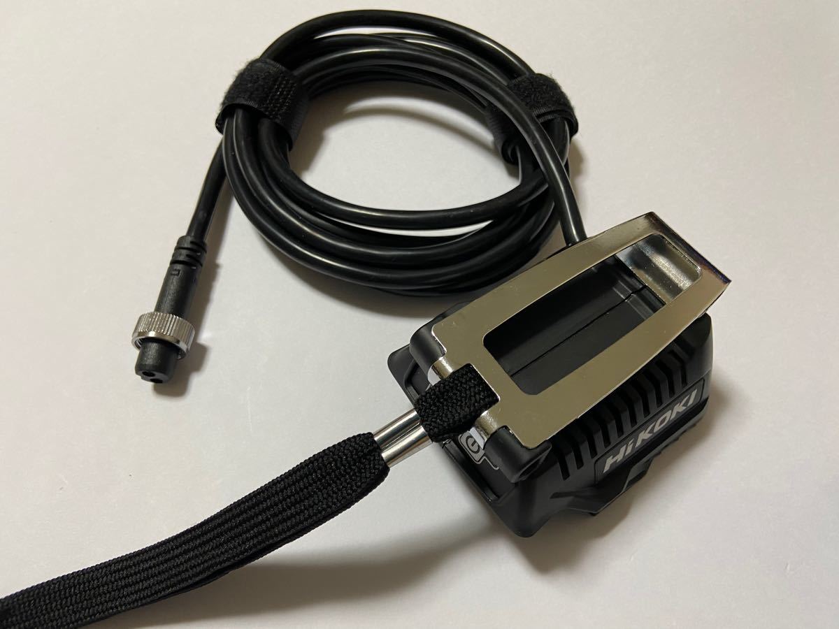 収納袋付 電動リール用バッテリーアダプター HIKOKI(旧日立工機 収納袋付 電動リール用バッテリーアダプター HIKOKI(旧日立工機