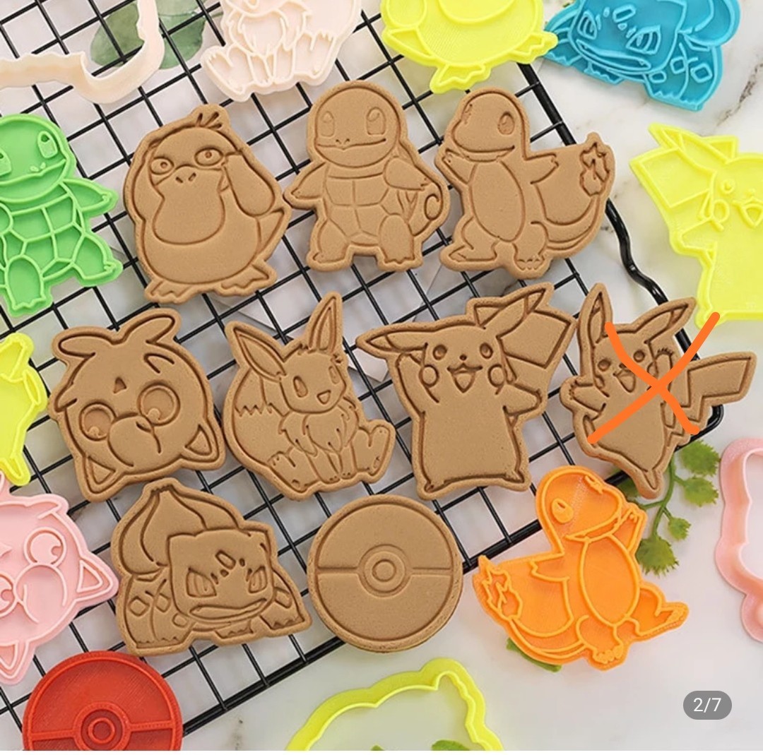 Paypayフリマ クッキー型 ポケモン 粘土遊び 型抜き Paypayフリマ クッキー型 ポケモン 粘土遊び 型抜き