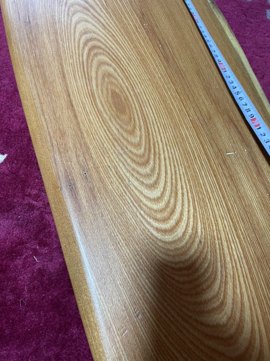 けやき 欅 一枚板 天然木 国産 リビングテーブル 乾燥材 板 杢 細かいキズあり1700,430,45mm素人計測バーカウンターカフェ床間建築資材_画像8