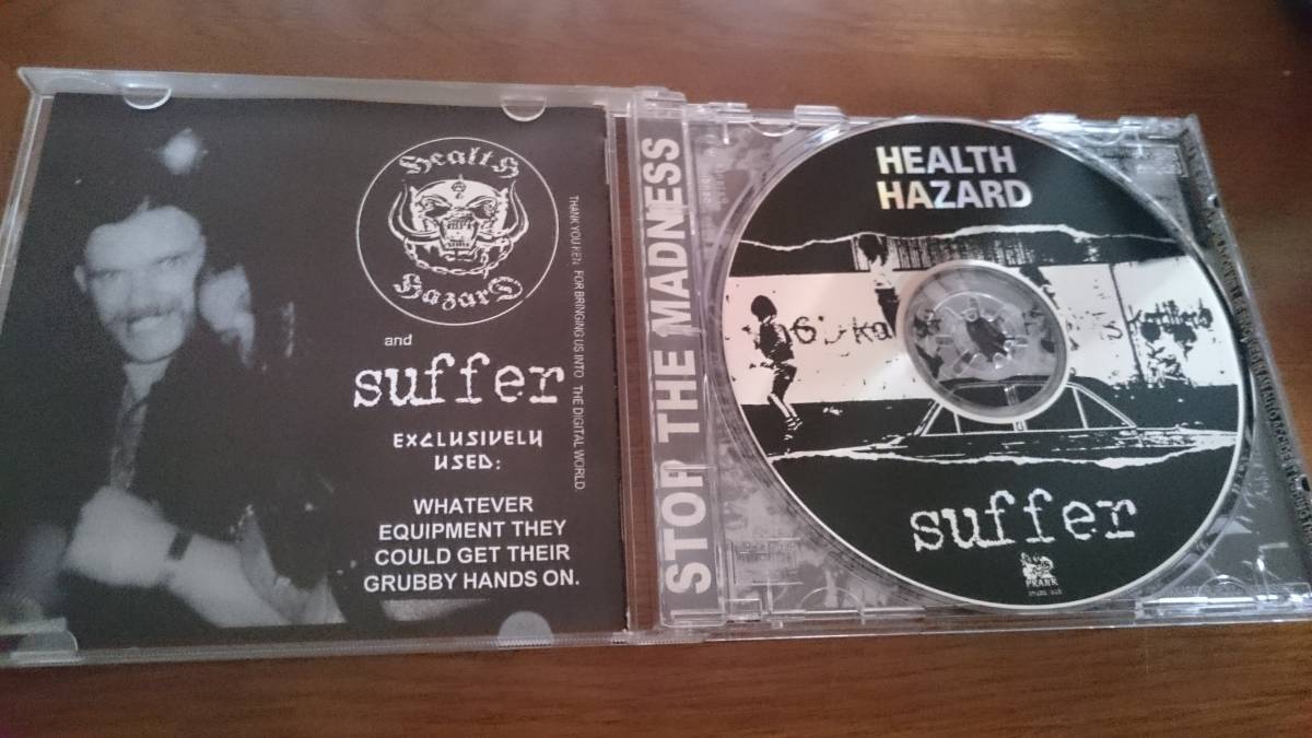 HEALTH HAZARD / DISCOGRAPHY 93-96 CD / inspection / HARDCORE PUNK SEDITION SCATHA ebola VOORHEES discharge framtid disclose anticimex gloom