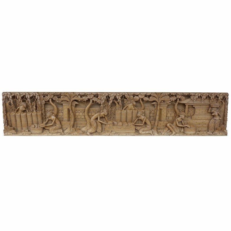 爆売り! トラディショナルバリ 木彫り壁掛けレリーフ 97.5X3X19 【アジアン雑貨 バリ雑貨 壁飾り】YSA-050314 その他 爆売り! トラディショナルバリ 木彫り壁掛けレリーフ 97.5X3X19 【アジアン雑貨 バリ雑貨 壁飾り】YSA-050314 その他