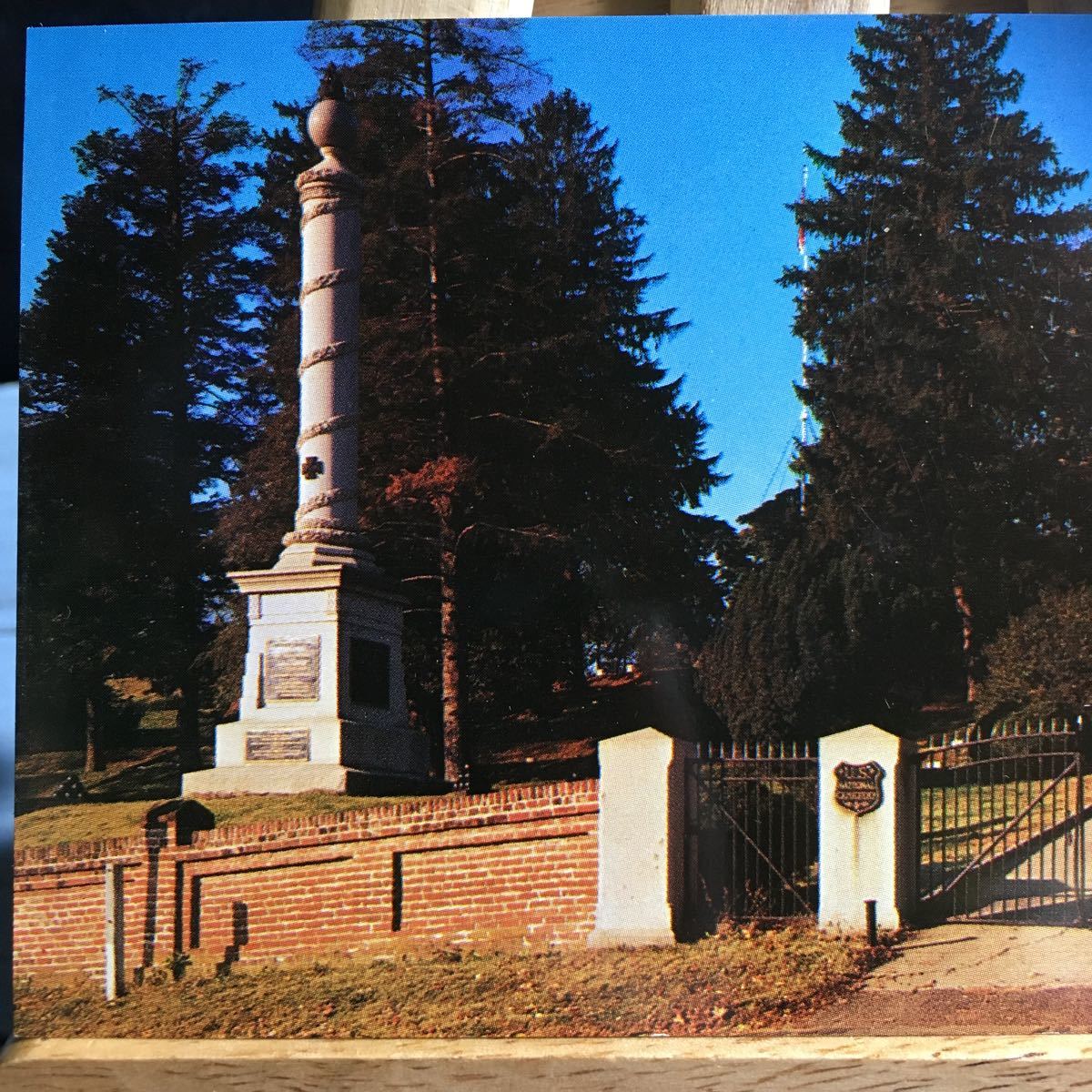 古い 絵葉書 古ハガキ ポストカード バージニア州フレデリックスバーグのフレデリックスバーグアンドスポットシルバニア国立軍事公園(1538)_画像2