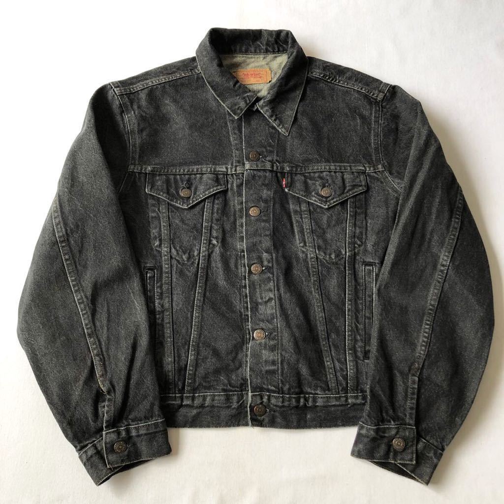 80's LEVI'S 70506 ブラックデニムジャケット 先染め USA製 | labiela.com