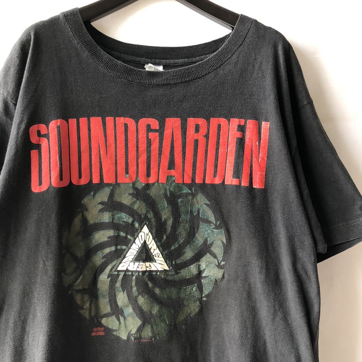91年 SOUNDGARDEN (Badmotorfinger) Tシャツ L 黒 ビンテージ 90s 90年代 サウンドガーデン グランジ バンド  オリジナル ヴィンテージ
