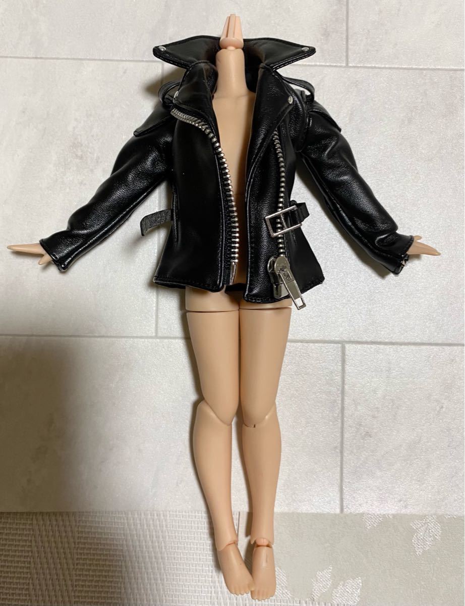 1/6ドール ライダース ジャケット 革ジャン レザー ピュアニーモ 1/6ドール ライダース ジャケット 革ジャン レザー ピュアニーモ