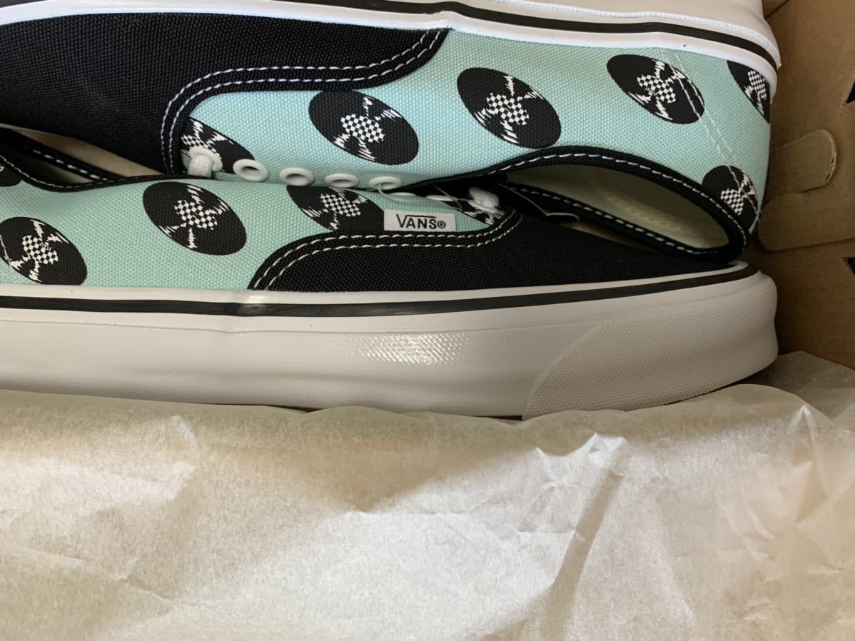 新品 27.0cm WACKO MARIA × VANS VAULT UA OG AUTHENTIC LX BABY BLUE RECORDS ワコマリア バンズ ベイビー ブルー レコード 27cm_画像3