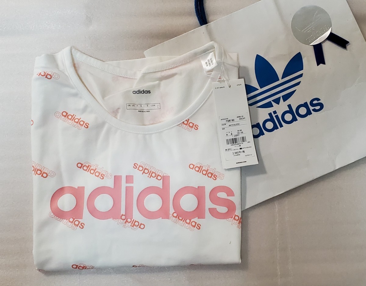 Paypayフリマ 新品 可愛い アディダス Adidas シンプルデザインtシャツ L Paypayフリマ 新品 可愛い アディダス Adidas シンプルデザインtシャツ L