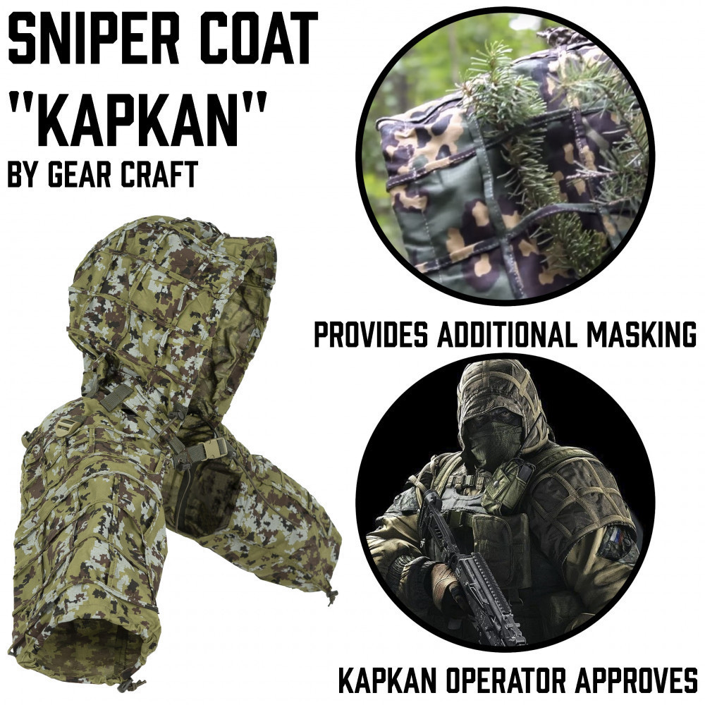 ロシア軍】 Gear Craft製 Kapkan スナイパーコート デジタルフローラ