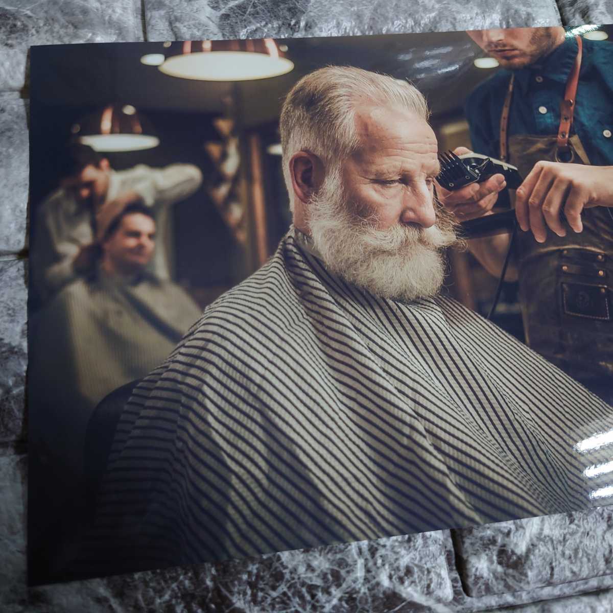 送料無料☆ ポスター barber バーバー 床屋 理容 美容 ヘアサロン バーバーショップ インテリア JChere雅虎拍卖代购