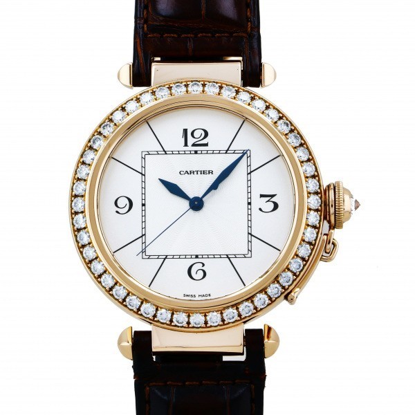 【特別訳あり特価】 パシャ Cartier カルティエ ダイヤモンド メンズ 腕時計 中古 シルバー文字盤 WJ120151 その他