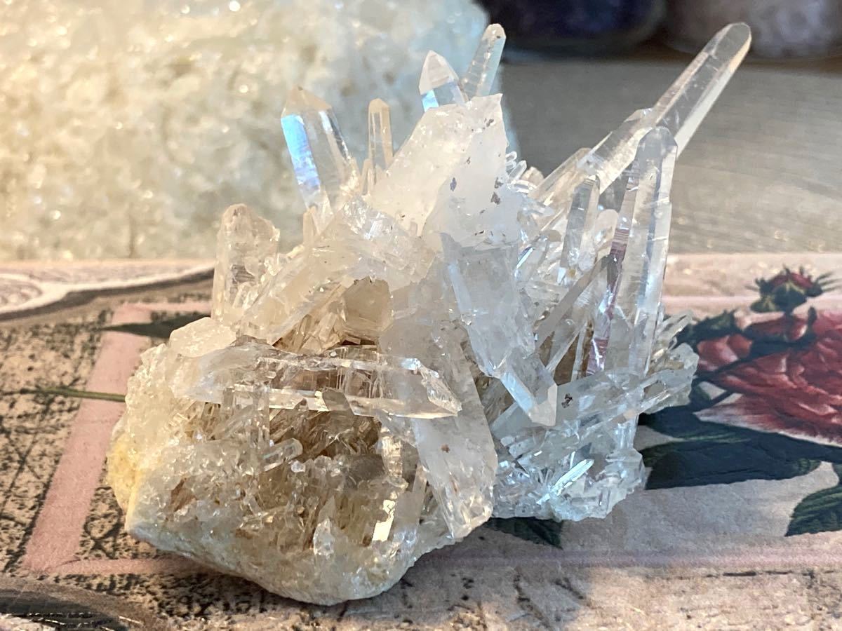 レーザークォーツクラスター、インド・バシール産、水晶 | befoods.cl